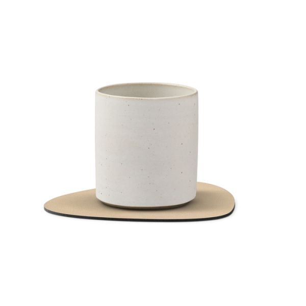 LIND DNA - Glass Mat Curve - Onderzetter 11x13cm Nupo Sand