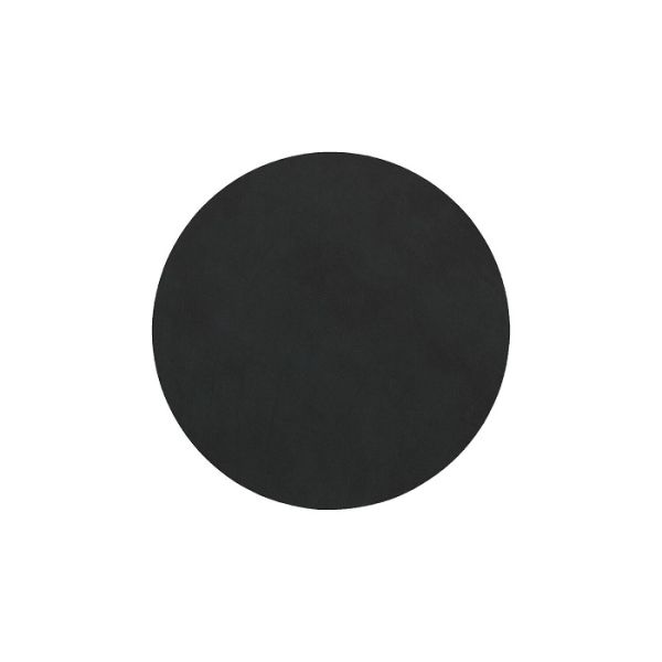 LIND DNA - Glass Mat Circle - Onderzetter 10cm Nupo Black