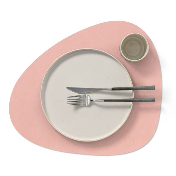 LIND DNA - Dinner Mat Curve - Placemat 37x44 cm Nupo Rose