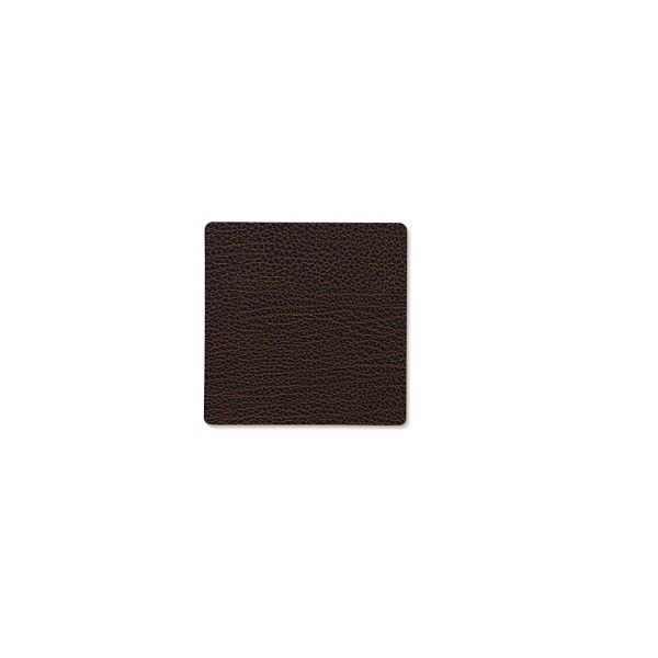 LIND DNA - Glass Mat Square - Onderzetter 10cm Bull Brown