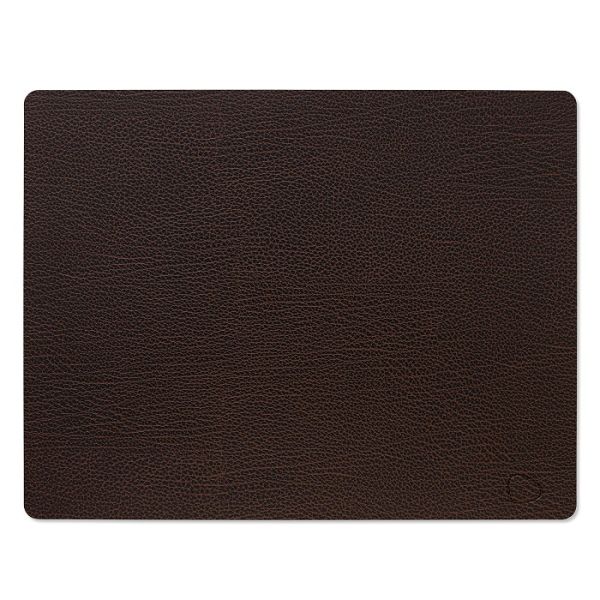 LIND DNA - Dinner Mat Square - Placemat 35x45cm Bull Brown