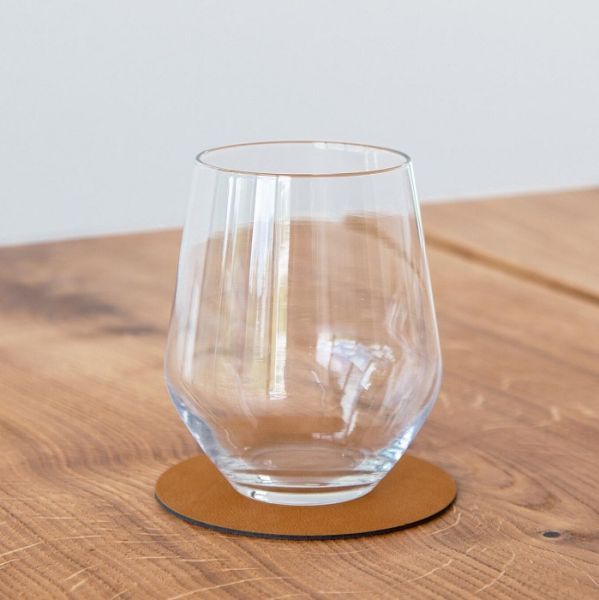 LIND DNA - Glass Mat Circle - Onderzetter 10cm Nupo Burned Curry