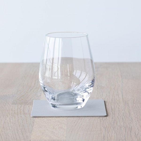 LIND DNA - Glass Mat Square - Onderzetter 10cm Nupo Oyster White
