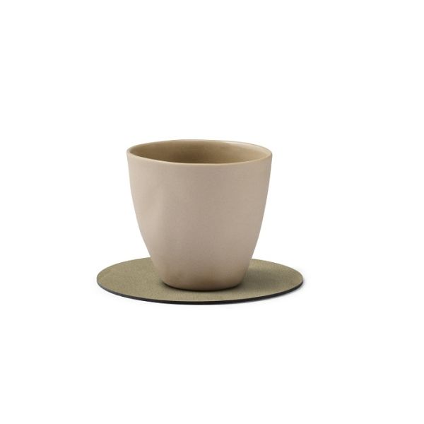 LIND DNA - Glass Mat Circle - Onderzetter 10cm Nupo Herbal Dust