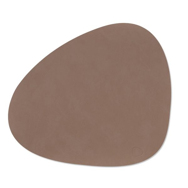 LIND DNA - Dinner Mat Curve - Placemat 37x44 cm Nupo Truffle