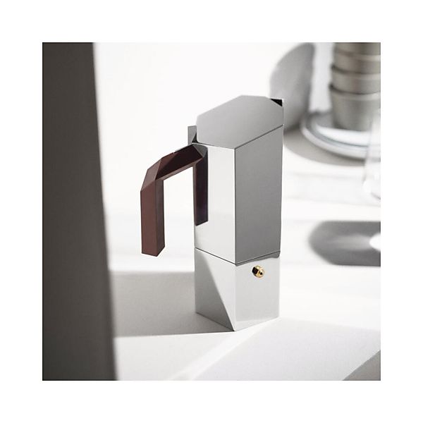 ALESSI - Menhir - Percolator 3kops Burgundy inductie