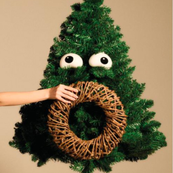 ALESSI - Treebies - Kerstballenset 10x10cm Nick