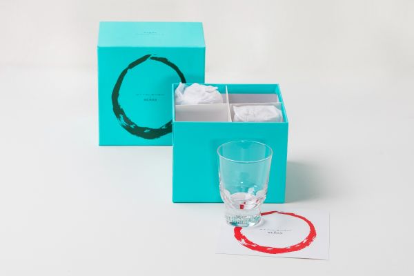 SERAX - Feast by Ottolenghi - Glas 0,25l Stripes gezandstraald