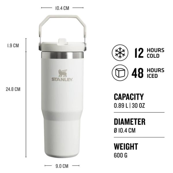STANLEY - The Iceflow - Flip Straw tumbler 0,89l Frost