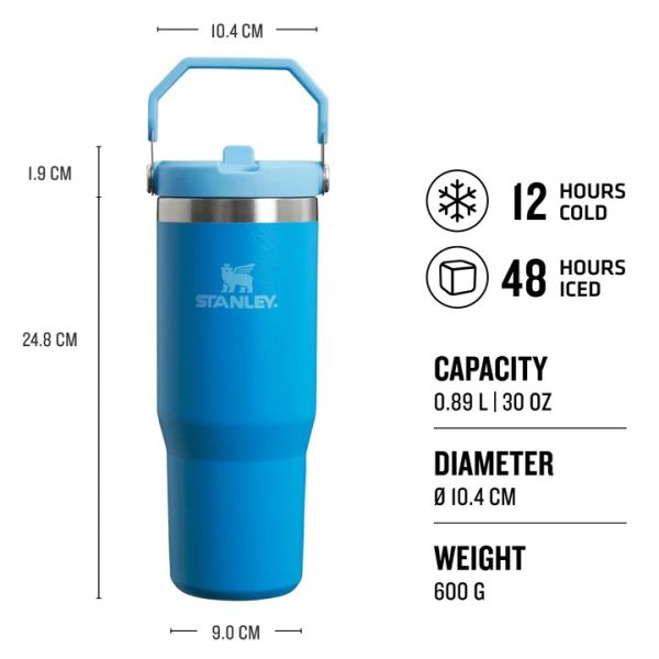 STANLEY - The Iceflow - Flip Straw tumbler 0,89l Azure