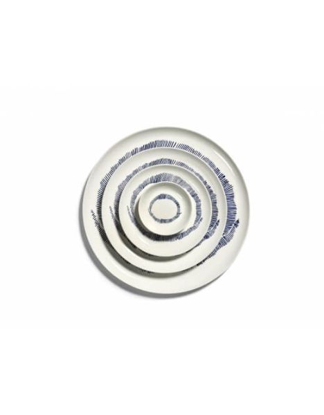 SERAX - Feast by Ottolenghi - Schotel S 11x11cm wit Swirl-Stripes