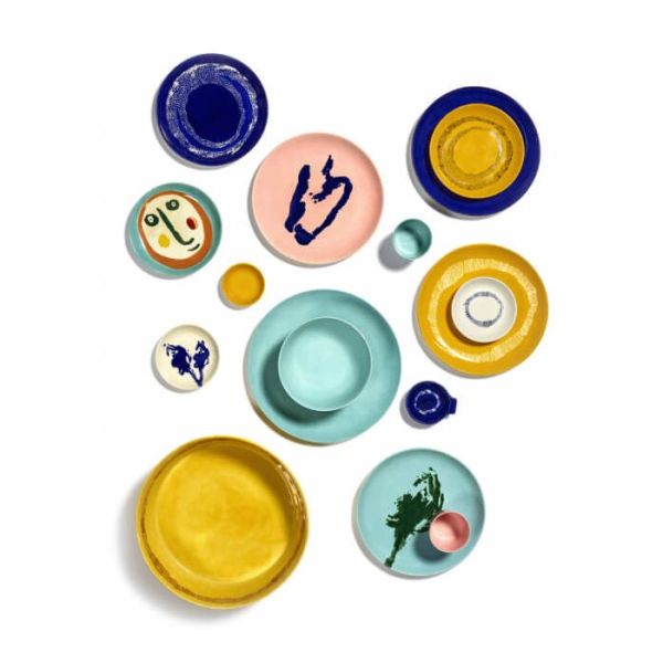 SERAX - Feast by Ottolenghi - Bord S 19 x19cm Lapis Lazuli Swirl-
