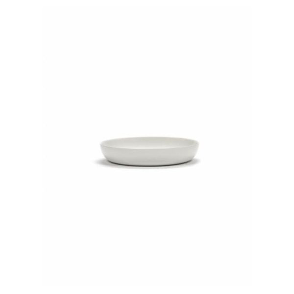 SERAX - Feast by Ottolenghi - Bord hoog L 22x22cm wit Swirl-Strip