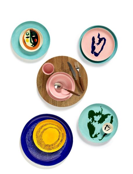 SERAX - Feast by Ottolenghi - Bord hoog L 22x22cm Deliciois Pink