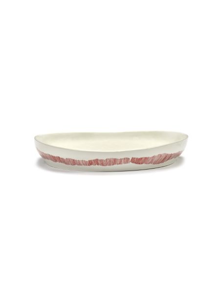 SERAX - Feast by Ottolenghi - Serveerschaal M 3,3x,35cm wit Swirl