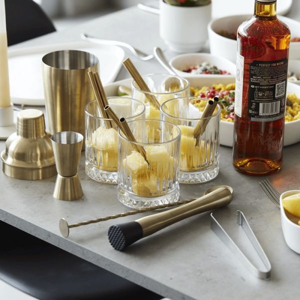 POINT-VIRGULE - Bar & Cocktail - Barlepel 26,5cm Goudkleurig