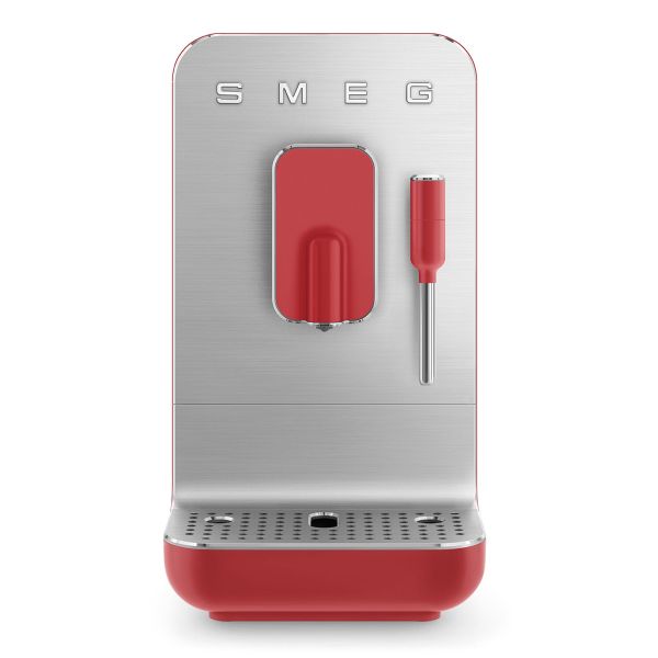 SMEG - Koffieapparaten - BCC02RDMEU Espressomachine volautomaat met stoompijp Rood