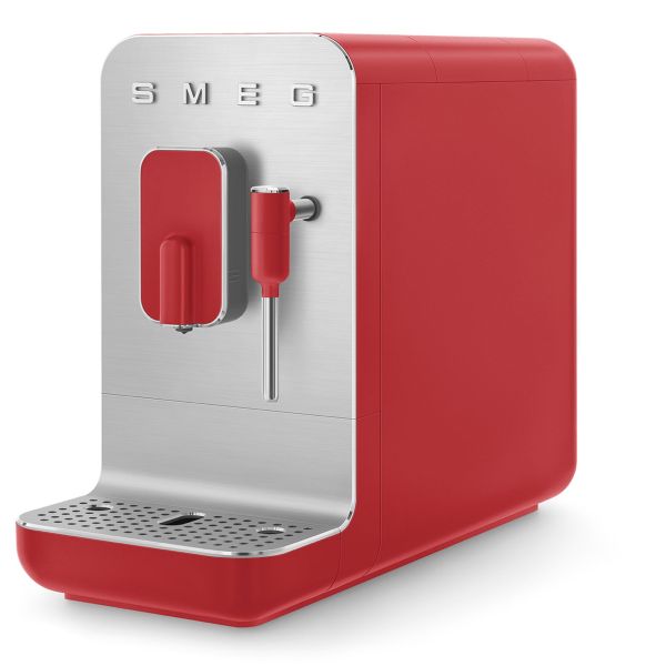 SMEG - Koffieapparaten - BCC02RDMEU Espressomachine volautomaat met stoompijp Rood