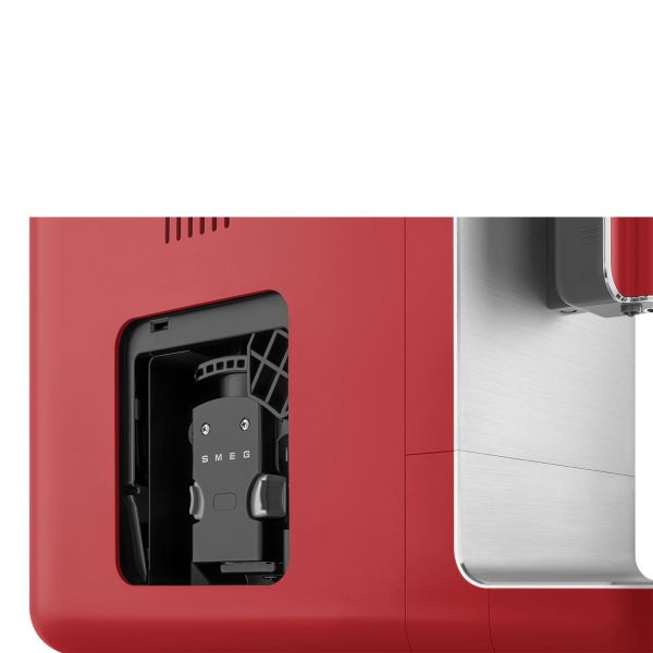 SMEG - Koffieapparaten - BCC02RDMEU Espressomachine volautomaat met stoompijp Rood
