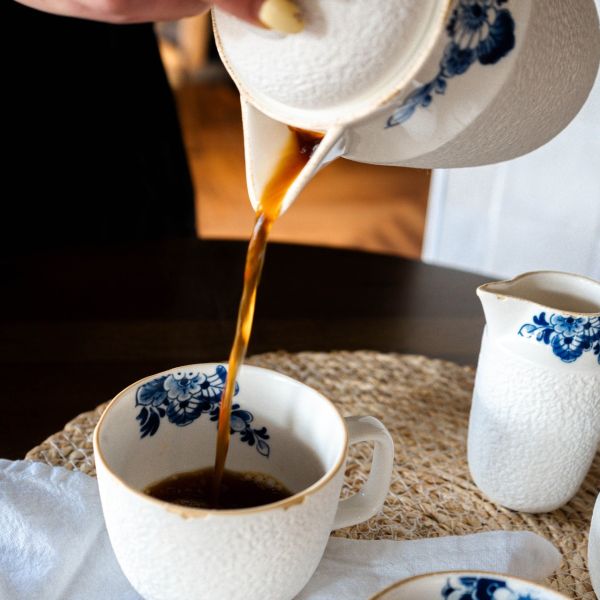 HEINEN - Blauw Bloesem - Beker met oor 0,30L