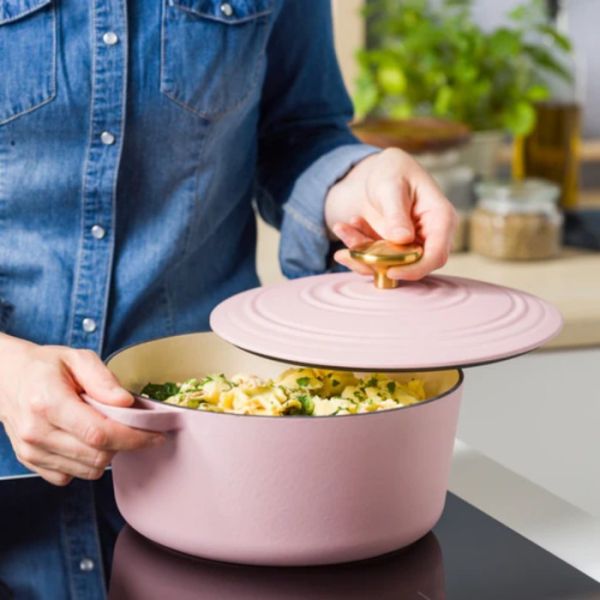 BK - Bourgogne - Braadpan 24cm 4,20l Blush Pink