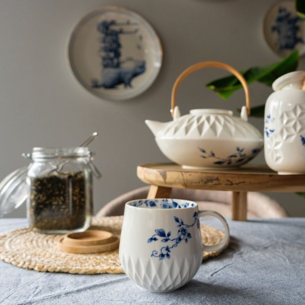 HEINEN - Blauw Vouw - Beker met oor 0,35L