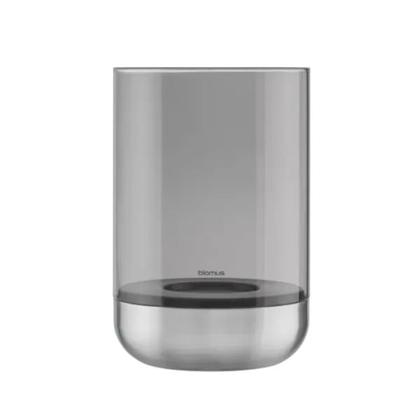 BLOMUS - Calma - Windlicht L 22,5cm Stainless Steel