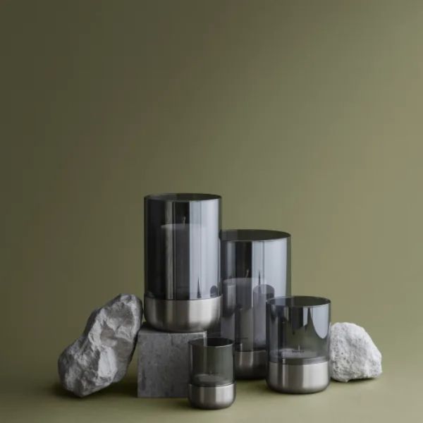 BLOMUS - Calma - Windlicht S 14cm Stainless Steel