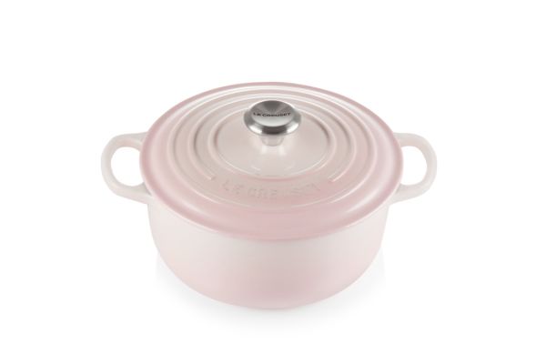 LE CREUSET - Signature - Braadpan rond 20cm 2,40l  Shell Pink