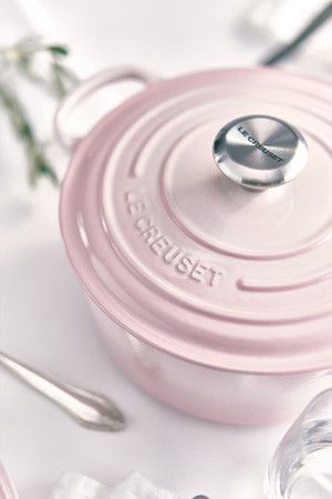 LE CREUSET - Signature - Braadpan rond 20cm 2,40l  Shell Pink