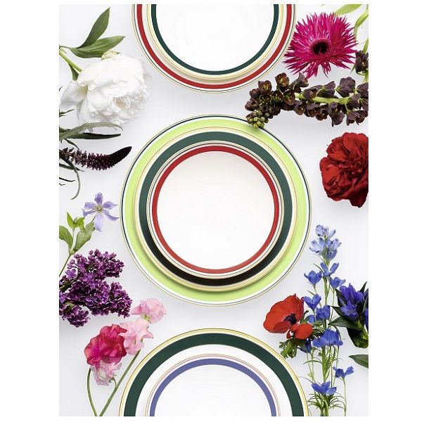 DIBBERN - Capri Coupe - Dinerbord 28cm Yellow/Blue