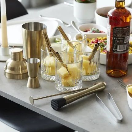 POINT-VIRGULE - Bar & Cocktail - Cocktailmaatje 30/50ml goud