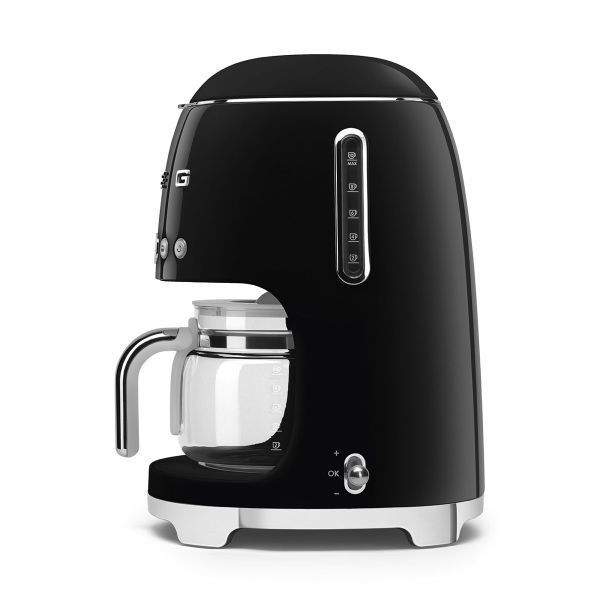 SMEG - Koffieapparaten - DCF02BLEU Filterkoffieapparaat Zwart