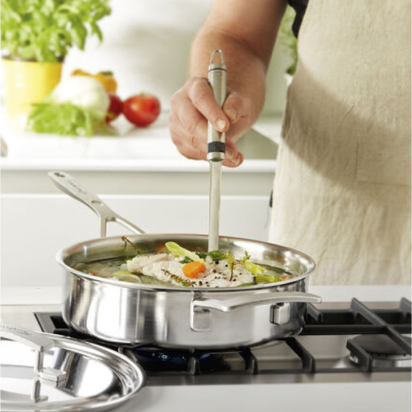 DEMEYERE - Industry - Lage Sauteuse met deksel 24cm 2,80l