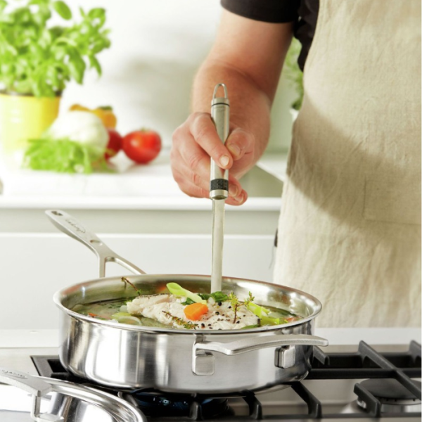DEMEYERE - Industry - Lage Sauteuse met deksel 28cm 5,70l