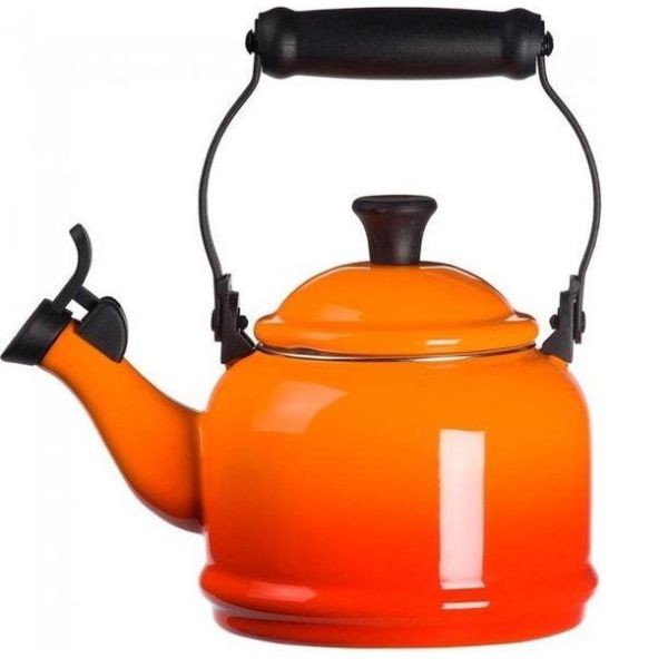 LE CREUSET - Demi - Fluitketel 1,10l Oranjerood