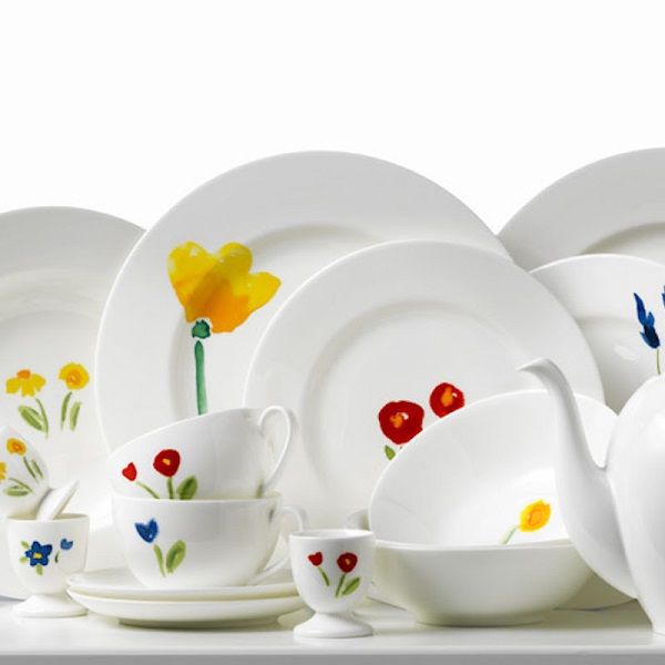 DIBBERN - Impression Yellow Flower Con. - Koffie-/theekop 0,25l