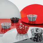 ALESSI - Barket - Broodmand 21cm zwart