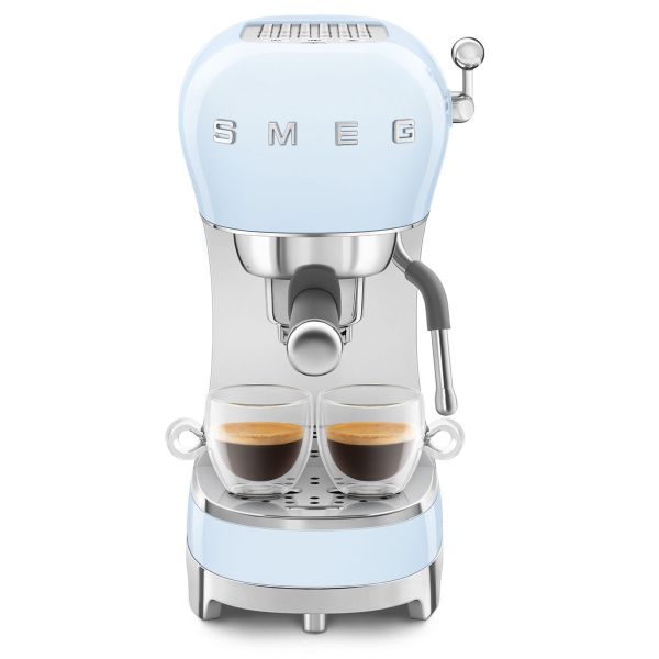 SMEG - Koffie - ECF02PBEU Espressomachine pastelblauw