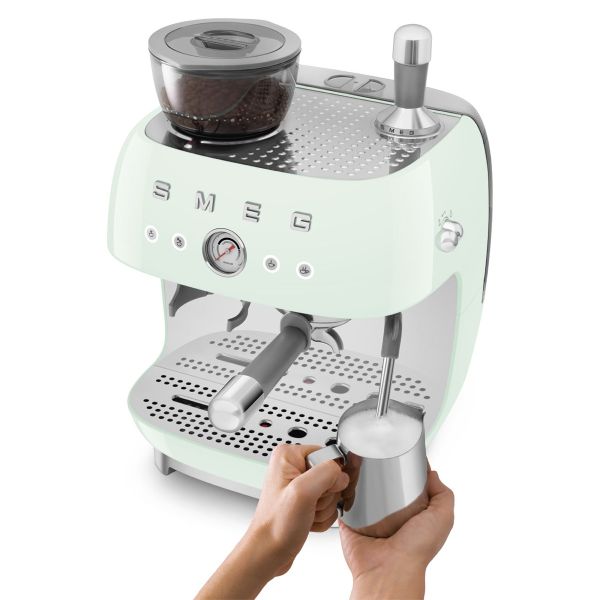SMEG - Koffie - EGF03PGEU Espressomachine watergroen