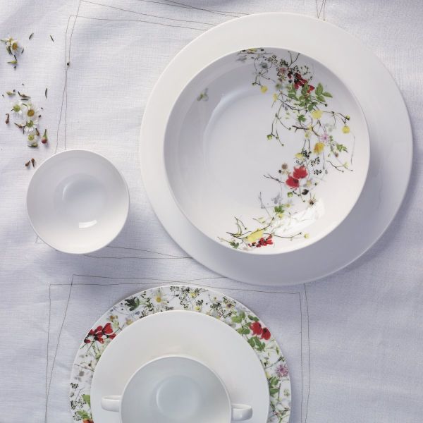 ROSENTHAL - Brillance Fleurs Sauvages - Gebakbordje 18cm