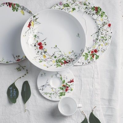 ROSENTHAL - Brillance Fleurs Sauvages - Serviesset 6-delig Beker