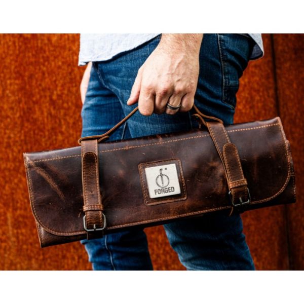 FORGED - Leather Forged - Leren Foedraal voor 8 messen