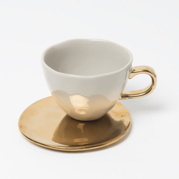 Urban Nature Culture - Good Morning Cup - Cappuccino-/theekop Gray Morn