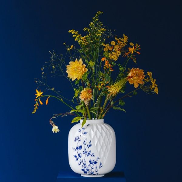 HEINEN - Blauw Vouw - Vaas Nr.4 25cm