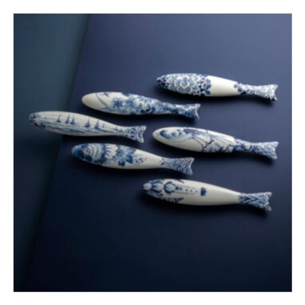 ROYAL DELFT - Blue Herring - Haring Art Deco