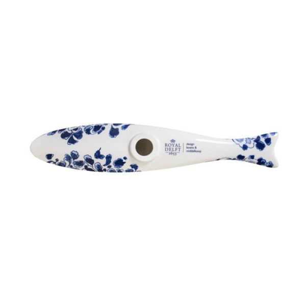 ROYAL DELFT - Blue Herring - Haring Flower Bed