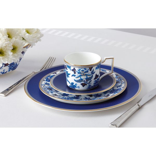 WEDGWOOD - Hibiscus - Bord 27cm accent blauw