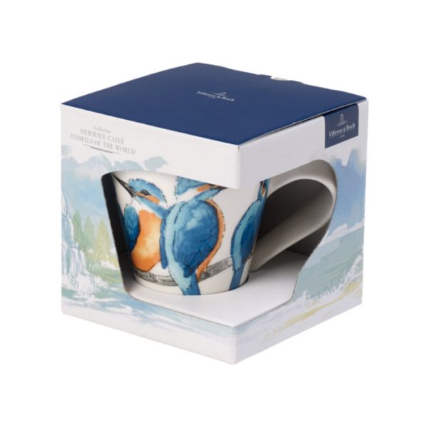 VILLEROY & BOCH - NewWave Caffe - Beker met oor IJsvogel 0,30l