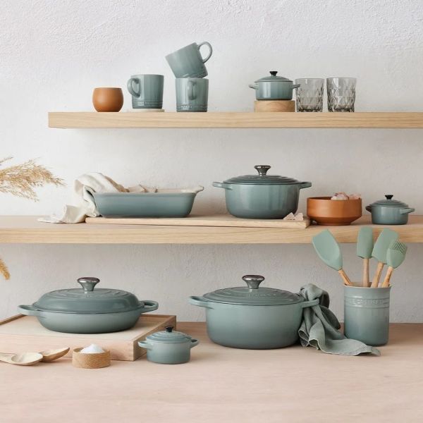 LE CREUSET - Signature - Braadpan rond 24cm 4,20l Sea Salt
